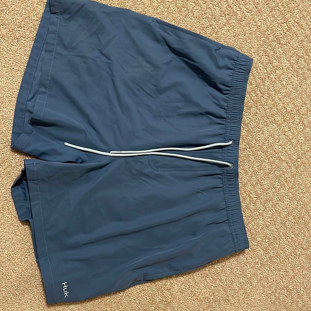 Men’s Large Dusky Blue Swim Shorts w/ Liner